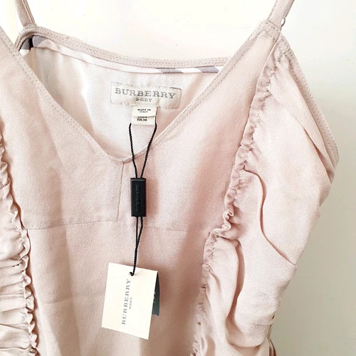 Abito Burberry rosa cipria