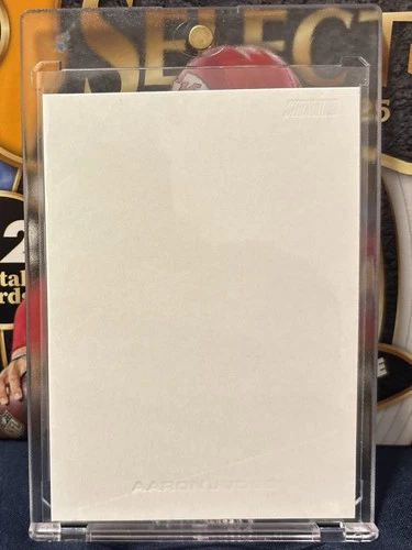 2025 Topps Stadium Club Aaron Judge Savage Sluggers Blank Front Misprint Rare SP