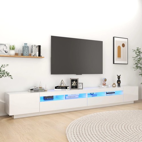 Mueble para TV con Luces LED Brillante 300x35x40 cm Soporte Multicolor vidaXL - Imagen 12 de 156