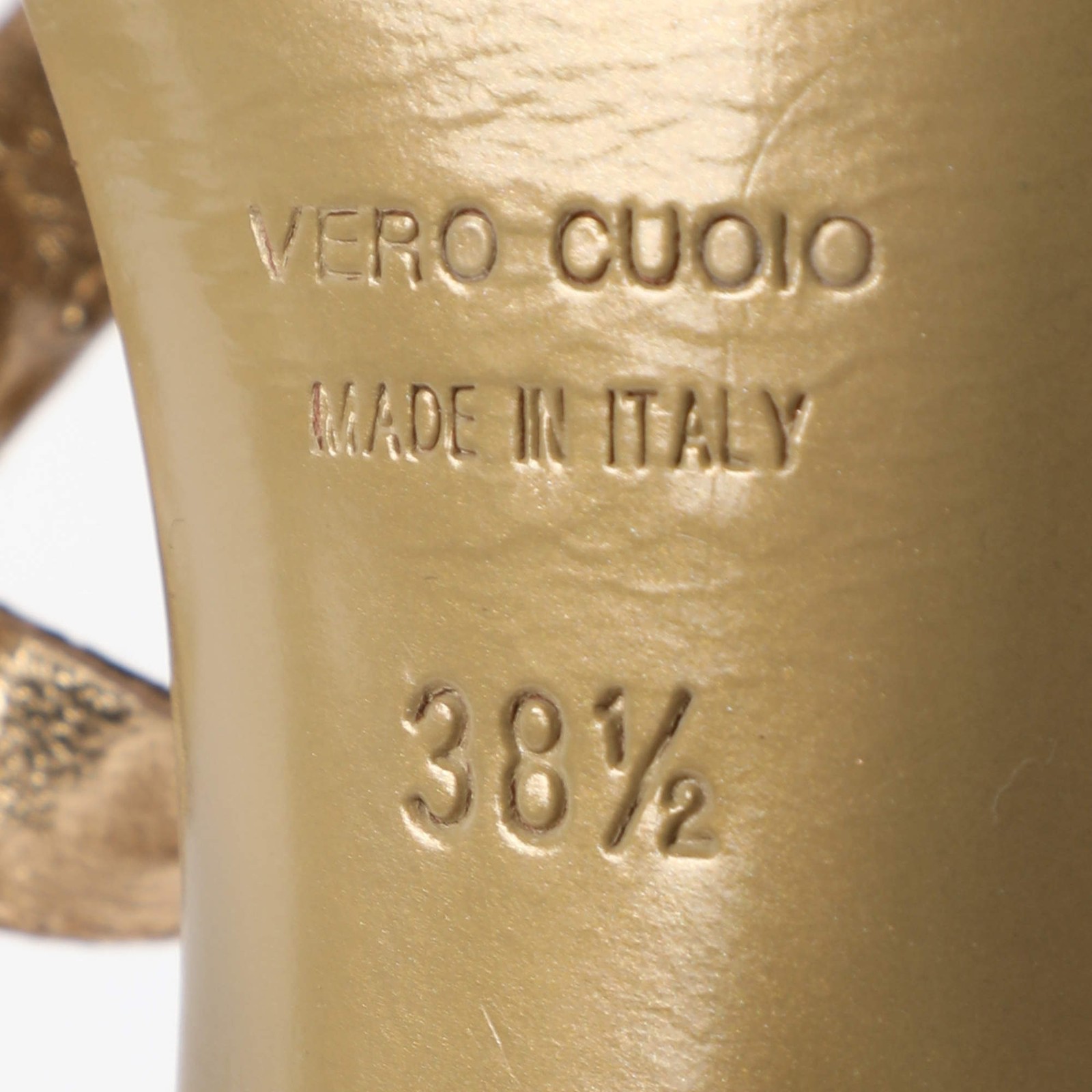 Dolce Gabbana Beige Python Leather Crystal Embell… - image 8