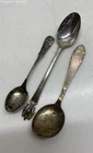 Three Mismatched Sterling Silver Spoons 39 Grams