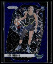 2024 Panini Prizm WNBA #4 Jacy Sheldon Blue Velocity Prizms