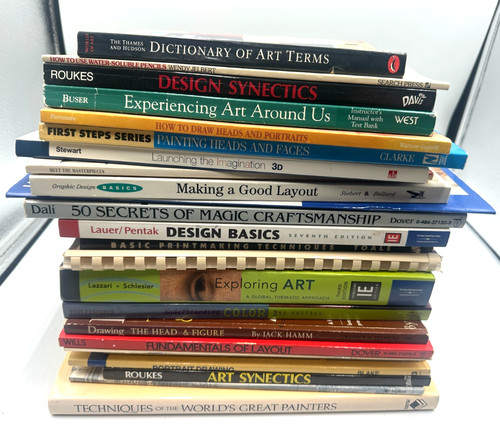 Drawing Painting Art Books Lot of 24 Various Subjects