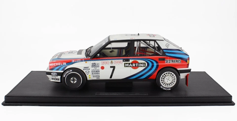 MODELLINO AUTO STATICO TOPMARQUES LANCIA DELTA AURIOL RALLY MONTECARLO 1990 1/12 - Immagine 3 di 4