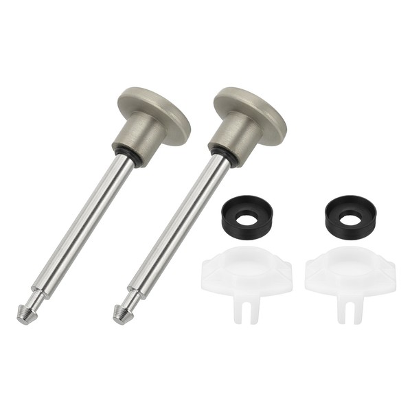 2Er-Set Badewannen-Ablauf Reparaturset FüR 2 VentilstäNgel, 2 Dichtungen Silber-image