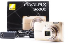 Nikon Coolpix S6300 Gold Excellent Digital Compact Camera Z1986