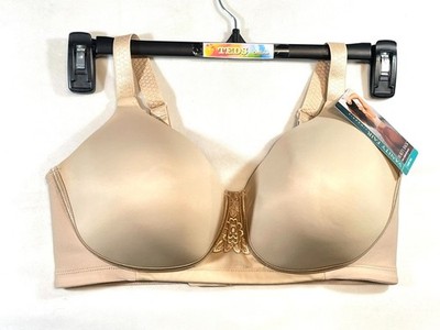 NWT Vanity Fair Women's 38D Full Figure Beauty Back Smoother Wireless Bra 71380