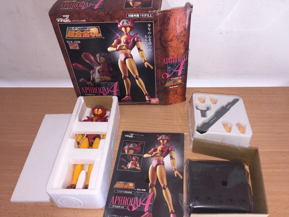 Bandai Soul of Chogokin SOC GX-08 Mazinger Z APHRODAI SIN USAR, EN CAJA, 2002 Foto 3 de 4