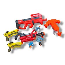 Nerf Fortnite X-Shot Minecraft Blaster Lot SMG-E SP-L Mad Mega Barrel Trio TD-3