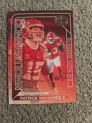 Panini Icon Collection Mahomes Connections IC-3 Mahomes II Hopkins