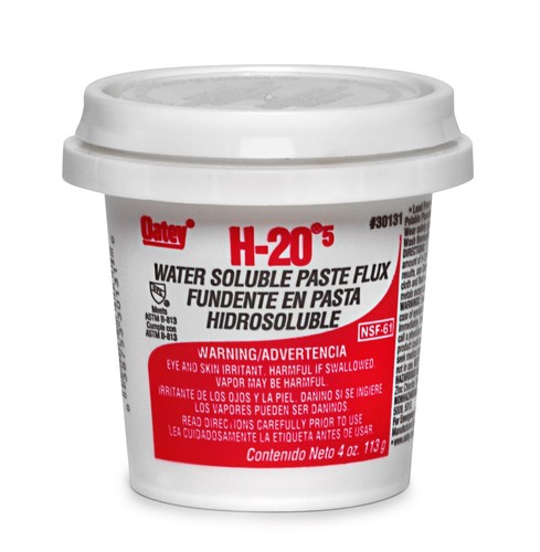 30131 H-205 Water Soluble Flux, 4 Oz, Paste, Off-White To, 4-Ounce, Light Yellow