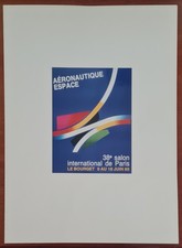 France 1989 Encart Philatélique 38ème Salon Aéronautique & Espace Le Bourget