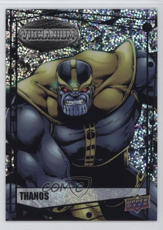 2015 Upper Deck Marvel Vibranium Raw Vibranium Thanos #15 e7b
