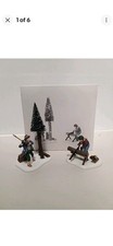 Dept 56 Heritage Village LUMBERJACKS Set Of 2. # 56590 In Original Packaging