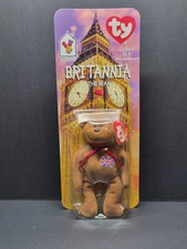 Britannia The Bear Ty Beanie Baby McDonalds 1997 New In Package Plush Toy