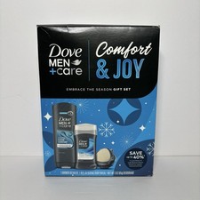 Dove Men Care Clean Comfort  Joy Body Wash Deodorant Shower 3 Piece Gift Set
