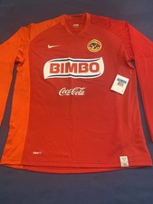 Nike Club America Goalkeeper Jersey 2008-RED-Size Medium-Brand New-Vintage