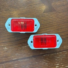 Vintage Guide 13 Sae Pi 69 Red Side Marker Light Lenses Gm 5960469 Pair Usa Vintage Guide 13 Sae Pi 69 Red Side Marker Light Lenses Gm 5960469 Pair Usa