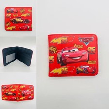 Cartoon Cars Lightning McQueen Wallet Anime billfold Purse Card Holder Pouch