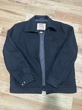 Vintage Old Navy Men's Classic Wool Jacket Black Large