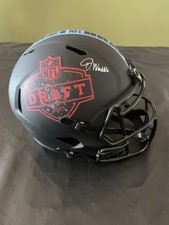 Jaylen Waddle 2021 NFL Draft Signed Full Size Football Helmet Fanatics Authentic
