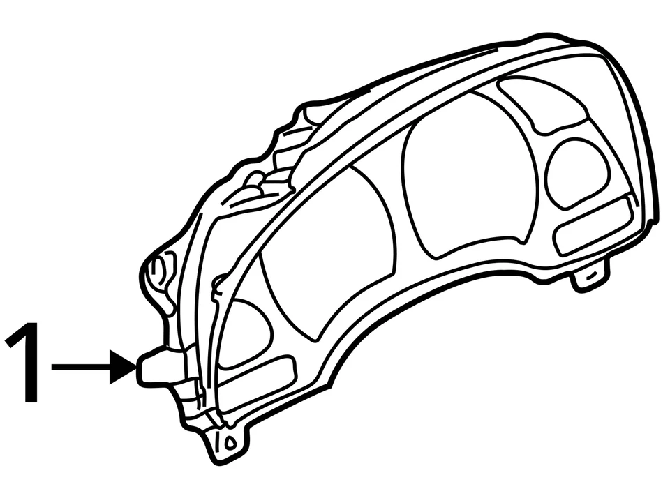 Cuadro de instrumentos velocímetro Saturn Vue 2002-2003 medidores HK4ZF Foto 4 de 4
