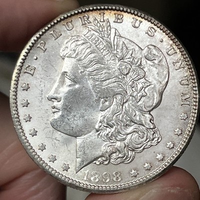 1898 O Morgan Dollar BU Choice Uncirculated Mint State 90% Silver $1 US Coin