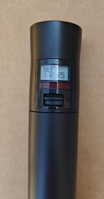 Shure QLXD2 J50A Handheld Transmitter Only, No Capsule, 572-616MHz