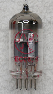 ECC83 12AX7 HG RUBY SLOVAKIA TESTS EXCELLENT STRONG AND BALANCED
