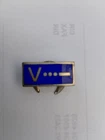 V for Victory Morse Code Enamel Lapel Badge WW2