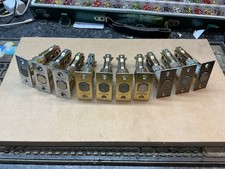 Lot of 10 Assorted Kwikset Door Latch Bolts with Metal Faceplates Locksmith