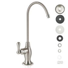 Brushed Nickel Reverse Osmosis Faucet, NSF Certified, Non Air Gap for Unde