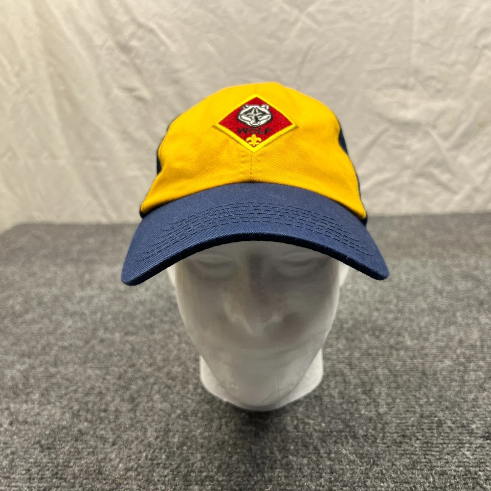 Boy Scouts of America Wolf Twill Uniform Cap Boys Small/Medium Blue Hat - Image 2 of 4