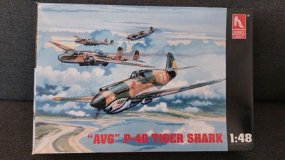 Modellbausatz Hobby Craft ''AVG'' P-40 Tiger Shark 1:48 A