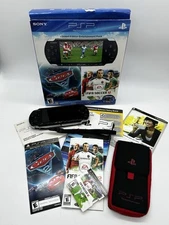 Sony PlayStation Portable PSP 3000 Handheld + Cars Fifa 12 Bundle In Box RARE