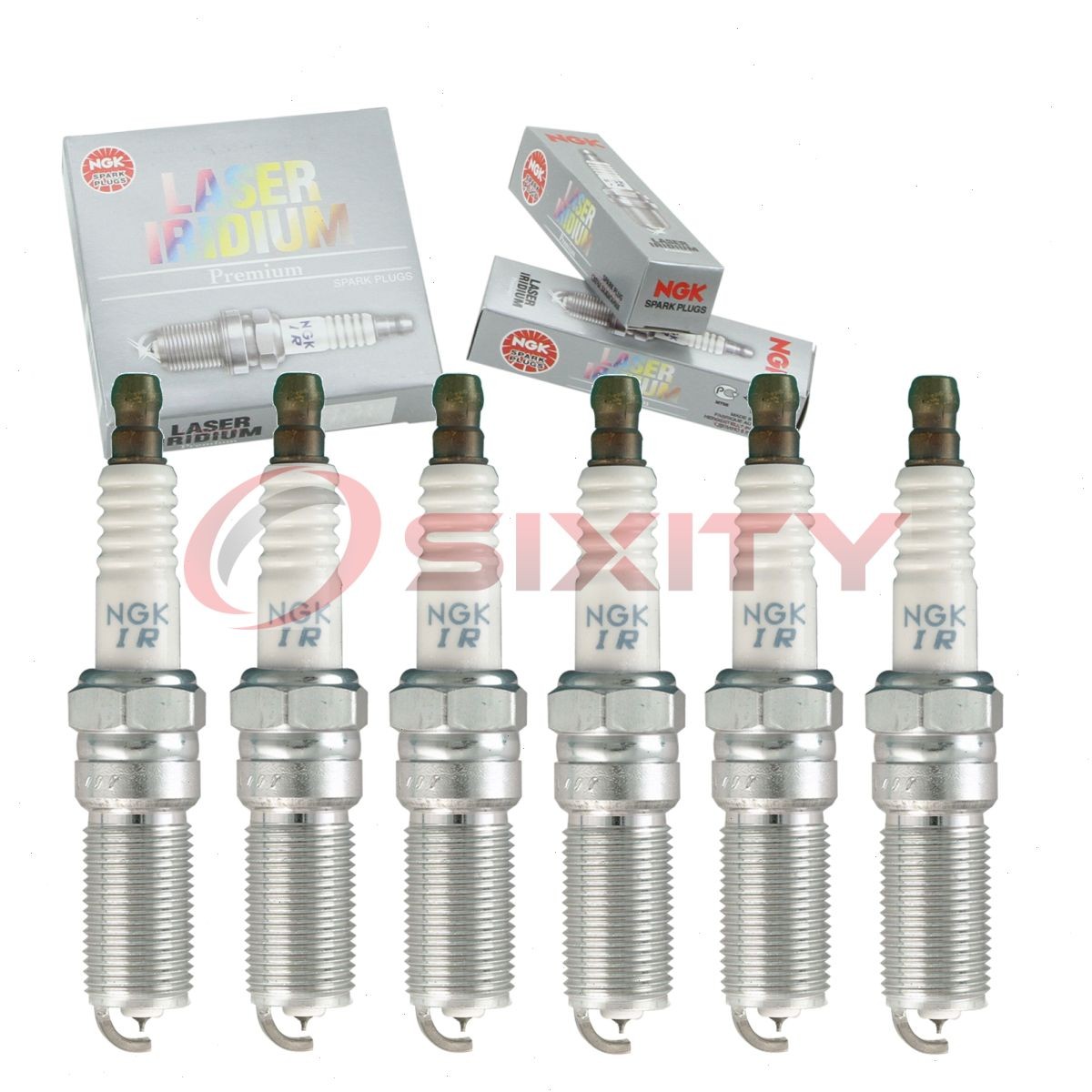 6 pc NGK Laser Iridium Spark Plugs for 2014-2015 Cadillac XTS 3.6L V6 uf