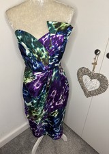 Womens Sleeveless London Times Pencil Midi Dress Evening Christmas Party UK 10