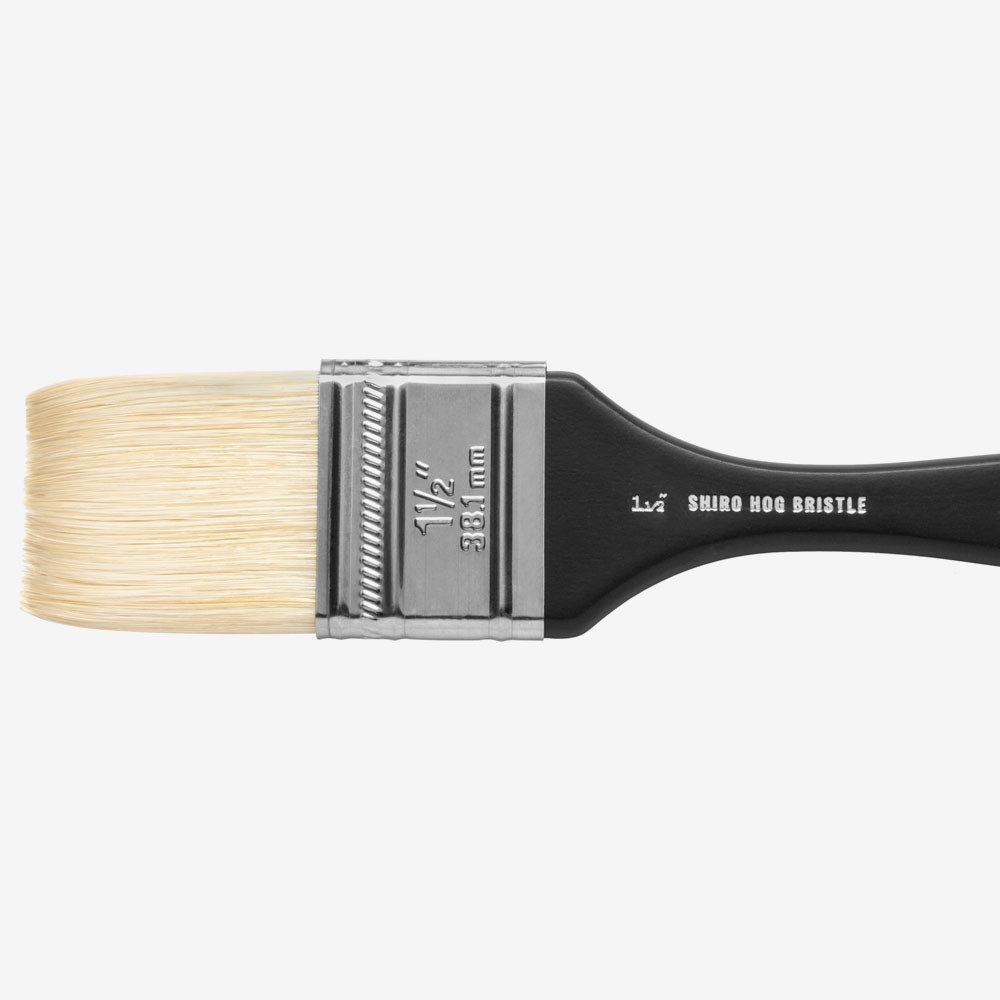 Jackson's : Shiro : Professional Hog Bristle Hair Brush : Mottler : 1.5in