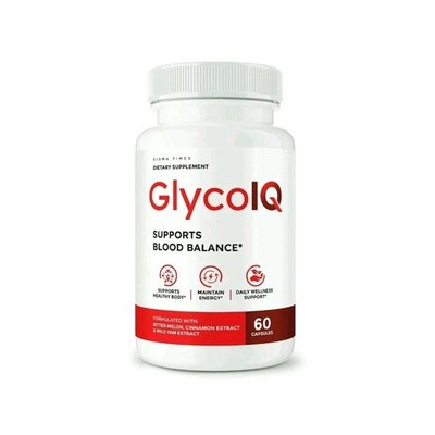 GlycoIQ Capsules, Glyco IQ Blood Balance Support for Overall Health (60ct)