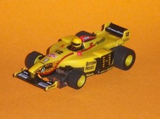 FORMEL 1 TYCO JORDAN-PEUGEOT 1997 FISICHELLA "12" sehr schöner Slotcar-Racer1:64