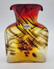 Blenko 1st Quality  SPECIAL EDITION MARS Helios 384 Water Bottle, Double Spout 