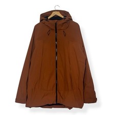 -9 PEAK Men's Orange Shower Resistant Hooded Jacket Size XXXL 3XL