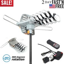 9900Miles Long Range 1080P 4K HD Digital TV UHF VHF Amplified Outdoor TV Antenna