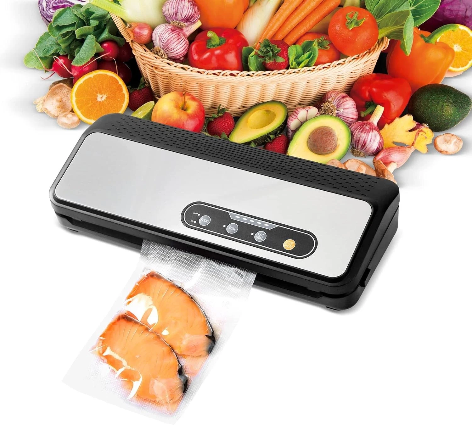 Food Sealer Machine For Saver Bags Rolls,Automatic Food Sealer Machine, Food Sea