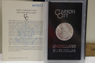 1884 CC US Morgan Dollar $1 GSA Nice Unc Box/Papers