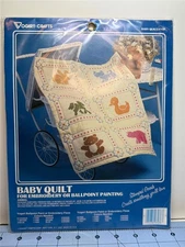 VOGART CRAFTS - Stamped BABY QUILT For Embroidery or Ballpoint Painting #8743F