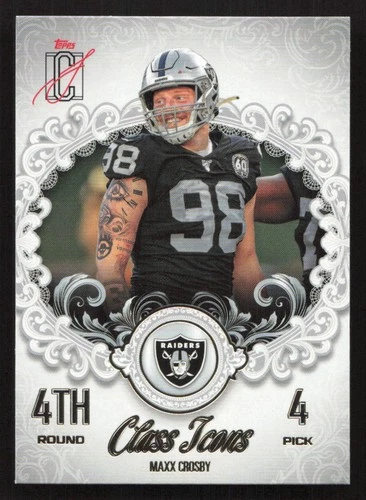 2025 Topps Signature Maxx Crosby Base (RAW)