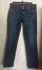 Calvin Klein Jeans Women  s Size Straight Leg Blue Denim Size 6, 31 inseam