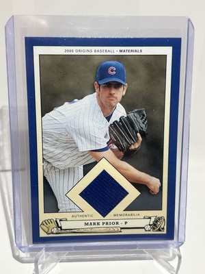 2005 Upper Deck Origins Mark Prior #PB-MP - Game Used Jersey Relic Cubs