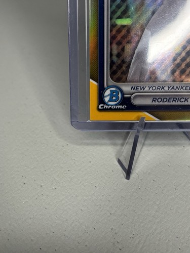2024 Bowman Chrome Gold Refractor /50 Roderick Arias *Yankees* - Picture 5 of 6